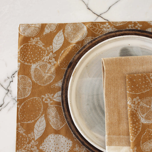 Raine & Humble - Lemon Marmalade Placemat Set