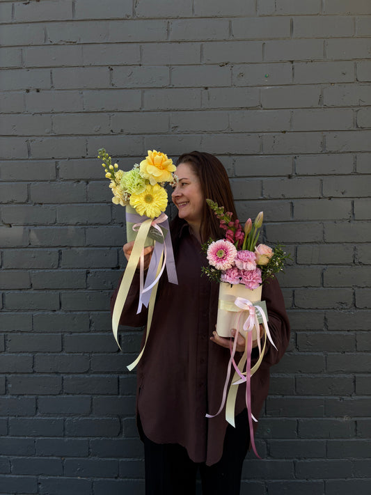 Floral Vase Duo