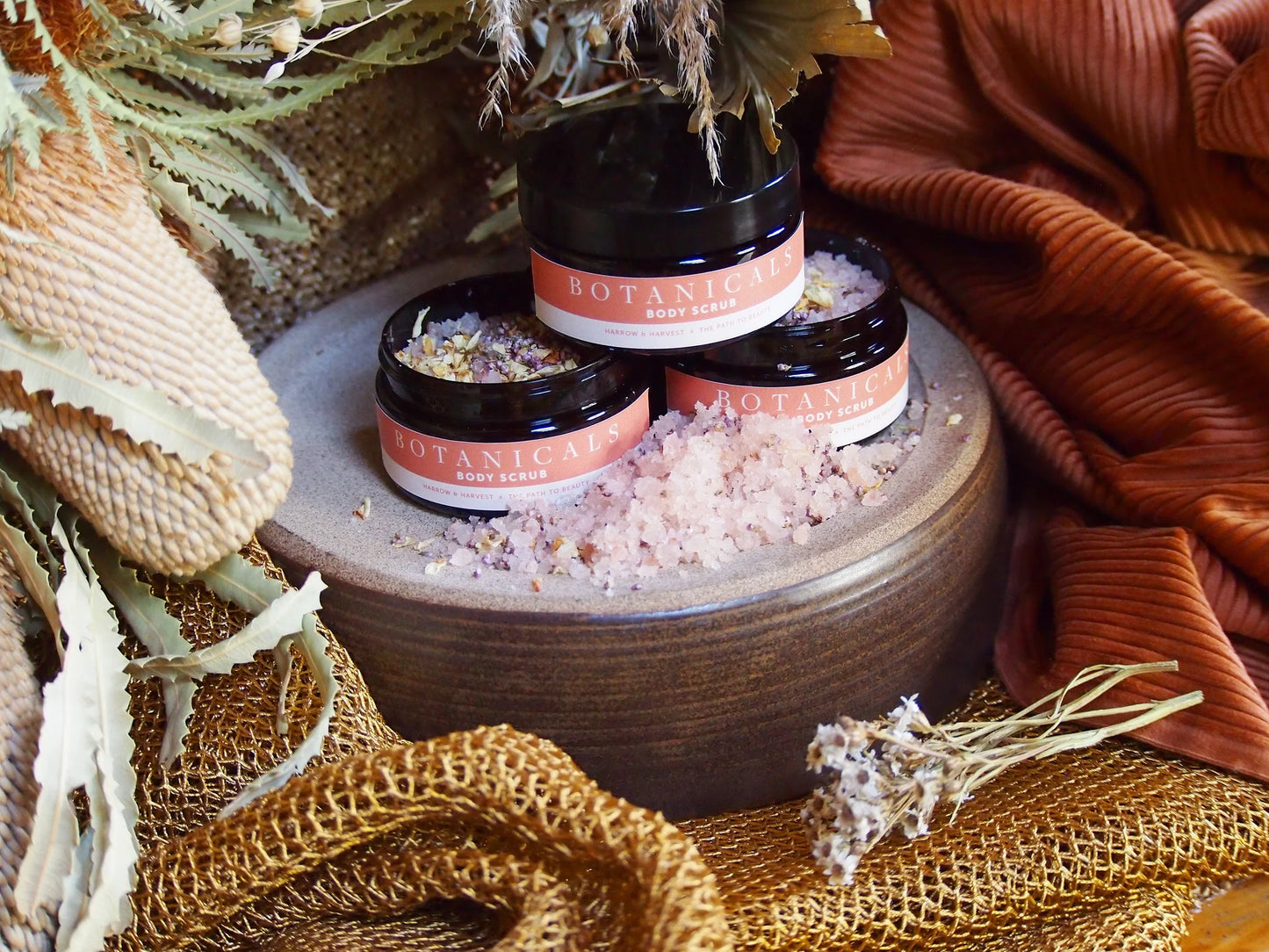 The Path To Beauty Botanicals Range Body Scrub